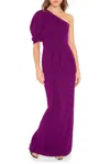 Black Halo Egan Gown In Purple