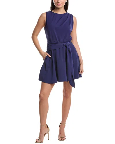 Black Halo Emsley Mini Dress In Blue
