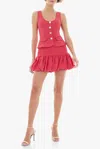 Black Halo Enid Mini In Pink