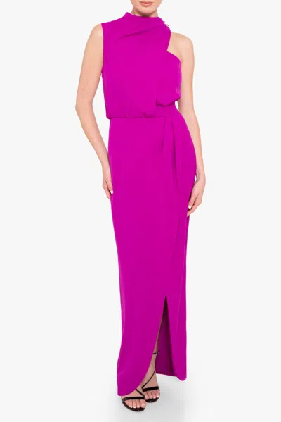 Black Halo Floella Gown In Pink