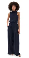 Black Halo Floella Jumpsuit Navy