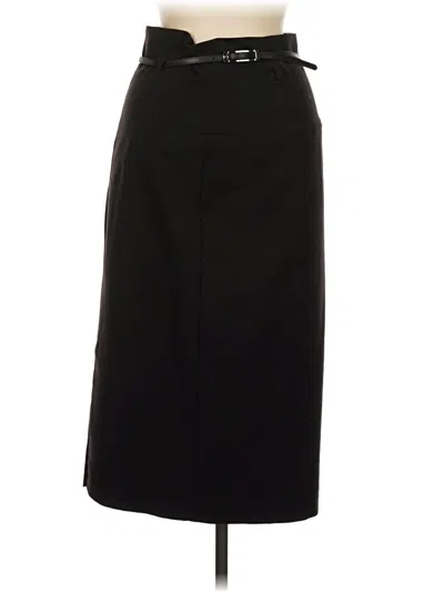 Pre-owned Black Halo Formal Skirt In Black