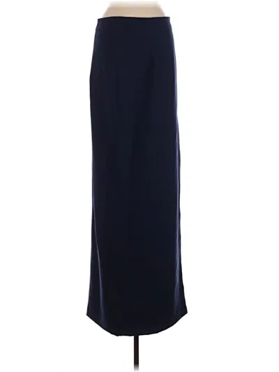 Pre-owned Black Halo Formal Skirt In Blue