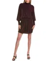 Black Halo Gavin Mini Dress In Red