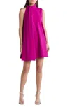 Black Halo Hena Cocktail Mini Dress In Berry Plum In Pink