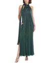 Black Halo Henna Gown In Blue