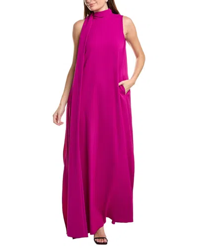 Black Halo Henna Gown In Purple