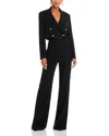 Black Halo Hugo Crop Blazer Black In Black