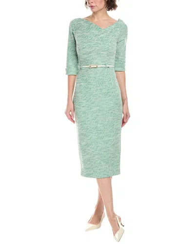 Black Halo Jackie O Midi Dress In Green