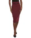 Black Halo Jackie Skirt In Brown