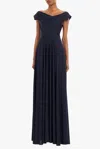 Black Halo Jacqueline Gown In Blue