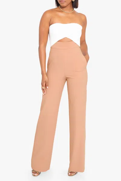 Black Halo Jada Color Block Jumpsuit In Multi