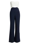 Black Halo Jada Color Block Cutout Jumpsuit