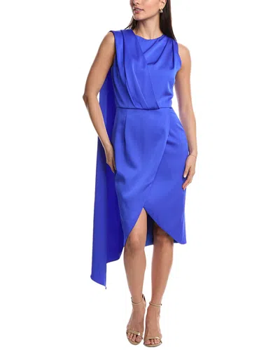 Black Halo Janella Sheath Dress In Blue