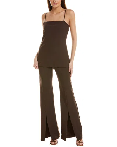 Black Halo Jaslyn Jumpsuit In Brown