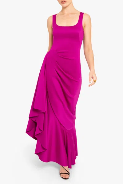 Black Halo Jewel Gown In Pink