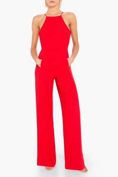 Black Halo Joaquin Jumpsuit In Orange