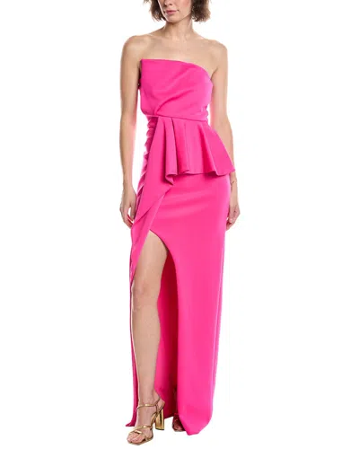 Black Halo Jonas Gown In Pink