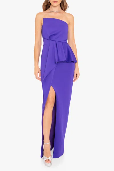 Black Halo Jonas Gown In Purple