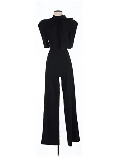 Pre-owned Black Halo Jumpsuit In Black