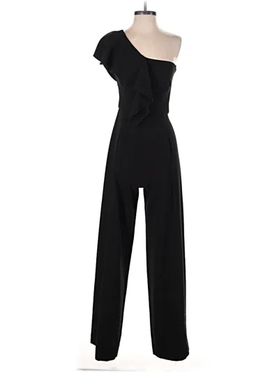 Pre-owned Black Halo Jumpsuit In Black