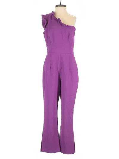 Black Halo Jumpsuit In Purple