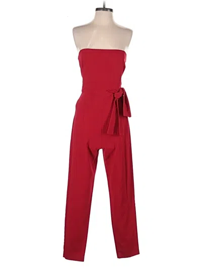 Pre-owned Black Halo Jumpsuit In Red
