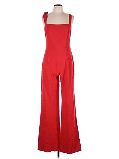 Pre-owned Black Halo Jumpsuit In Red
