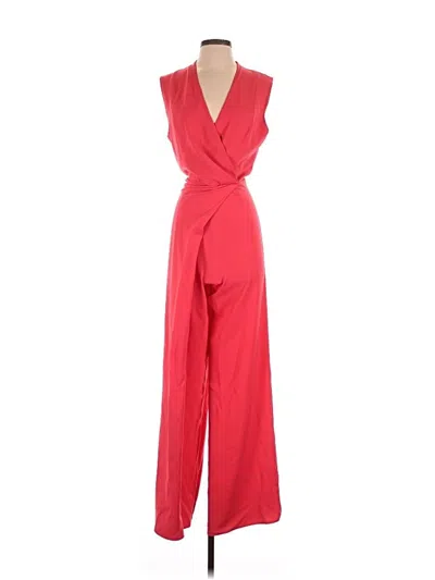 Black Halo Jumpsuit In Red
