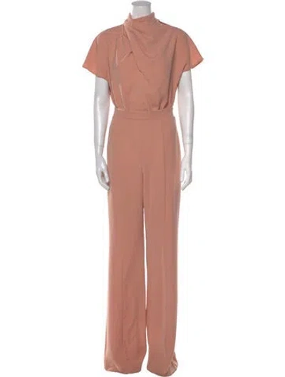 Pre-owned Black Halo Jumpsuit W/ Tags In Pink