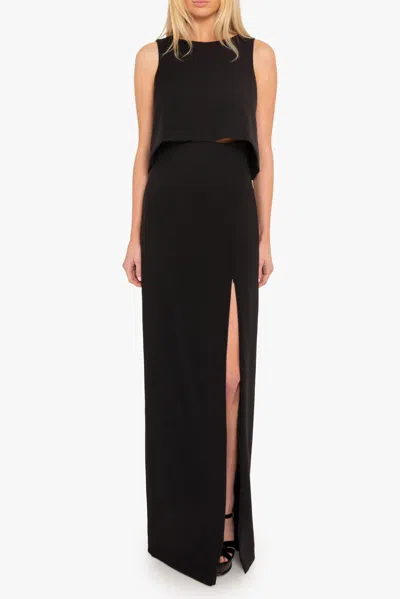 Black Halo Kacie 2 Piece Maxi Dress In Black