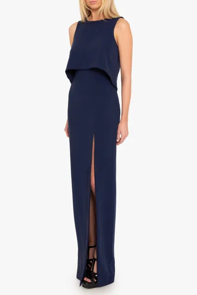 Black Halo Kacie 2 Piece Maxi Dress In Pacific Blue