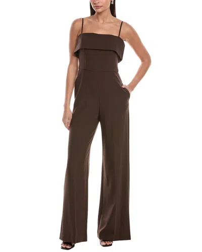 Black Halo Kaivon Jumpsuit In Brown