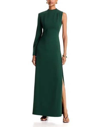 Black Halo Kali Asymmetric One Sleeve Maxi Dress In Pine