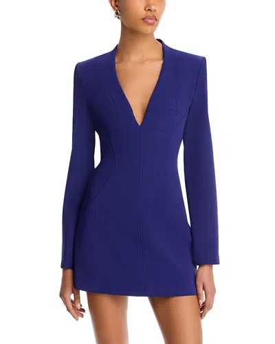 Black Halo Kenna Micro Mini Dress In Blue