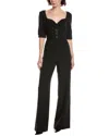 Black Halo Kerry Wide Leg Jumpsuit In Black