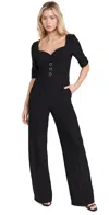 Black Halo Kerry Wide Leg Jumpsuit In Black