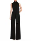 Black Halo Kynlee Mock Neck Jumpsuit In Black In Black