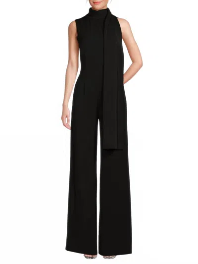 Black Halo Kynlee Mock Neck Jumpsuit In Black