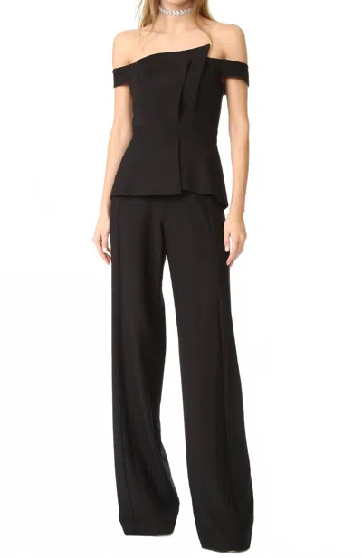 Black Halo La Reina Jumpsuit In Black