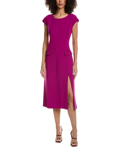 Black Halo Lali Midi Dress In Purple
