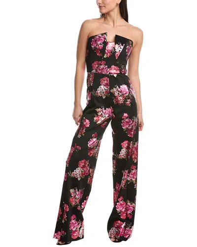 Black Halo Lena Jumpsuit In Brilliant Roselle