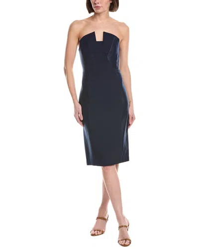 Black Halo Lena Sheath Dress In Blue