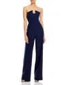 Black Halo Lena Strapless Jumpsuit In Navy/navy