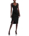 Black Halo Lucetta Cocktail Sheath Dress In Black