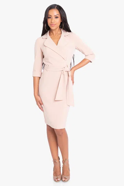 Black Halo Lucinda Sheath Dress In Pink