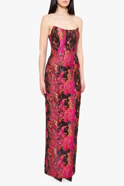 Black Halo Lumina Gown In Multi