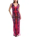 Black Halo Mariposa Maxi Dress In Multi