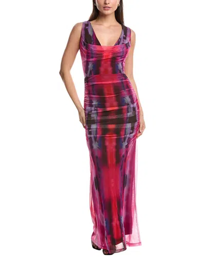 Black Halo Mariposa Maxi Dress In Multi