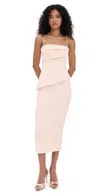 Black Halo Marla 2 Piece Midi Dress Bone In Neutral